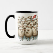One of a Kind Schaap Kerst Koffie Mok Cup (Links)