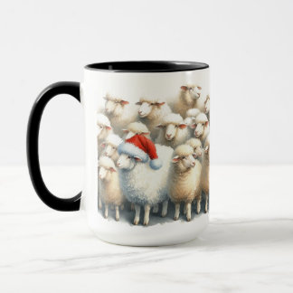One of a Kind Schaap Kerst Koffie Mok Cup