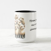 One of a Kind Schaap Kerst Koffie Mok Cup (Midden)