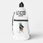 One of Those Days Print Cut Sew Sling Bag (Voorkant)