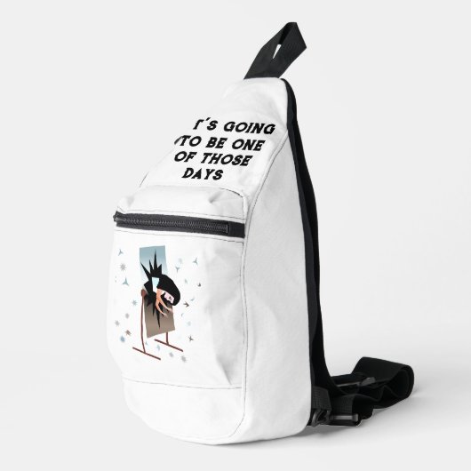 One of Those Days Print Cut Sew Sling Bag (Rechterhoek)