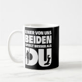 One Of Us Both Plays Better Than You Table Tennis  Koffiemok (Links)