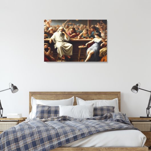 One Of Us Canvas Afdruk (Insitu (Slaapkamer))