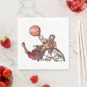 One on One Basketball Napkins Servet (Insitu)