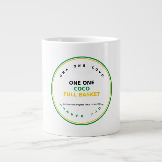 One One Coco Volle Mand Grote Koffiekop (Voorkant)