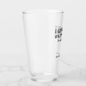 One One Knee - Grappig Groomsman voorstel Glas (Rechts)