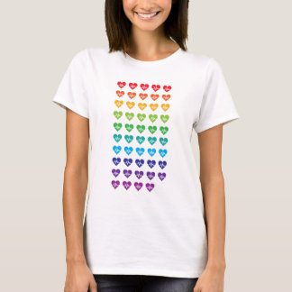 One Orlando One Pulse 49 Hearts Rainbow T-shirt