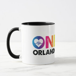 One Orlando One Pulse Rainbow Heart Mok
