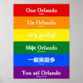 One Orlando Poster (Voorkant)