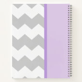 One Page at a Time – Motivational Lavender Floral Notitieboek (Achterkant)