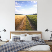One Path Forward – Minimalist Symbolic Landscape Canvas Afdruk (Insitu (Slaapkamer))