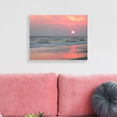 One Perfect Sunset - Eikeneiland, NC Canvas Afdruk (Insitu (Woonkamer))