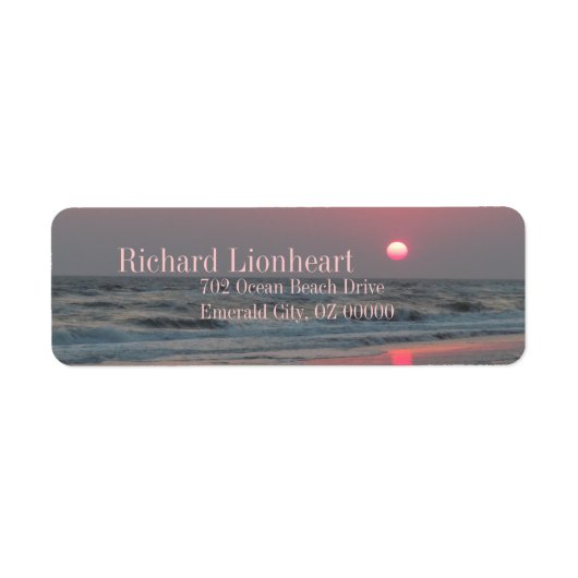 One Perfect Sunset - Eikeneiland, NC Etiket (Voorkant)