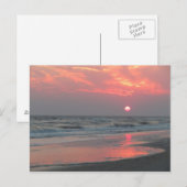 One Perfect Sunset - Oak Island, NC Briefkaart (Voorkant / Achterkant)