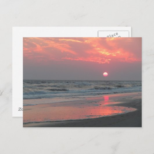 One Perfect Sunset - Oak Island, NC Briefkaart (Voorkant / Achterkant)