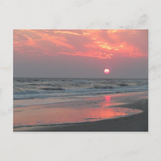 One Perfect Sunset - Oak Island, NC Briefkaart (Voorkant)