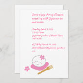 One Philosophical Mochi Invitation Kaart (Voorkant / Achterkant)