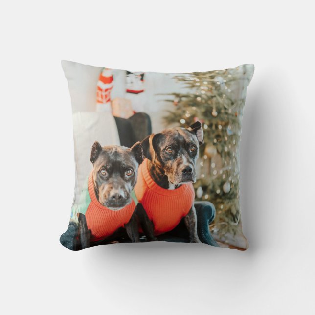 One Photo Customizable Kussen (Voorkant)