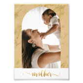 One Photo Simple Boho Lijst New Mam Pregnancy Foto Afdruk (Voorkant)