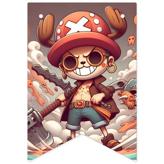 One Piece Anime Party Bunting Flags Vlaggetjes (Derde vlag)