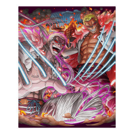 One piece Doflamingo Perfect Poster