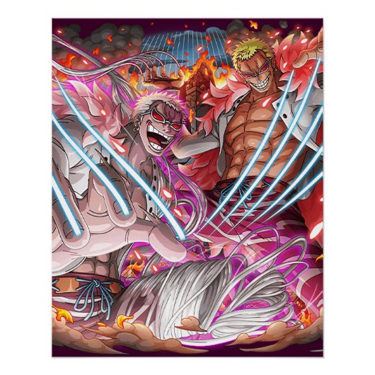 One piece Doflamingo Perfect Poster (Voorkant)