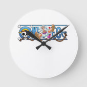 One Piece G5 Anime Piraat Wandklok  (Voorkant)