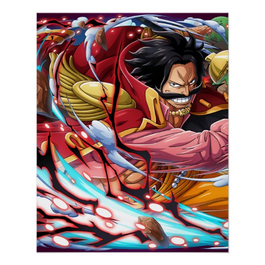 One piece Gol D Roger Perfect Poster (Voorkant)