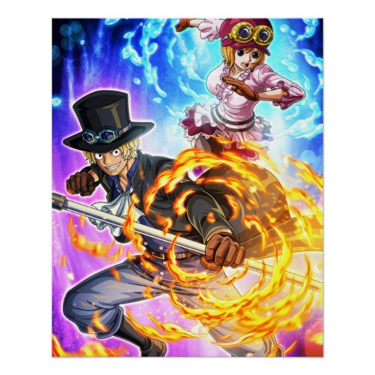 One piece, Law, Luffy en Captain Kid Perfect Poster (Voorkant)