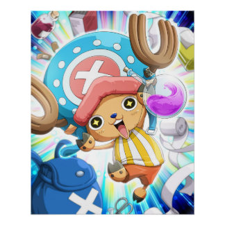 One piece, Law, Luffy en Captain Kid Perfect Poster