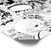 One Piece Manga Collage Poster (Hoek)