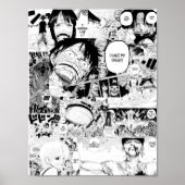 One Piece Manga Collage Poster (Voorkant)