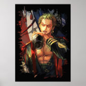 One Piece Roronoa Zoro Poster (Voorkant)