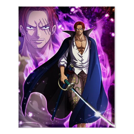 One piece, Shanks Perfect Poster (Voorkant)