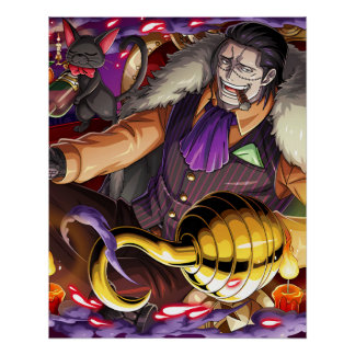 One piece Sir Crocodile Perfect Poster