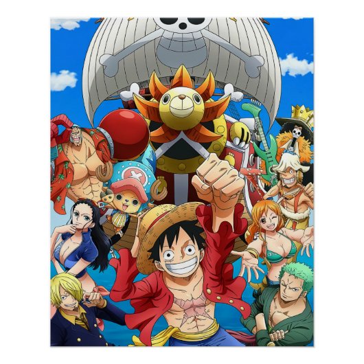 One piece Straw Hats Perfect Poster (Voorkant)