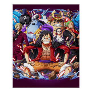 One piece Straw Hats Wano Perfect Poster
