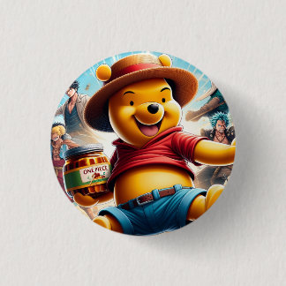 One Piece Winnie de Pooh 1 Ronde Button 3,2 Cm