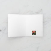 One Pink Rose Kaart (Binnen)