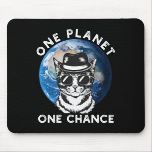 One Planet One Chance Mother Earth Day Mannen Vrou Muismat