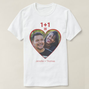 One Plus One is een gelijksoortige liefde, rood ha T-shirt