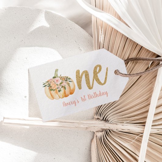 ONE Pumpkin Cadeaulabel