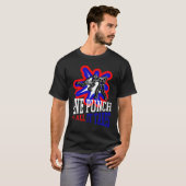 One Punch Is All It Takes Cool Boxing Fighter T-shirt (Voorkant volledig)