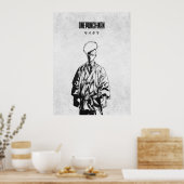 One Punch Man Saitama Minimalist Manga Poster (Keuken)