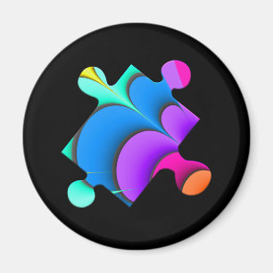 One Puzzle Piece Magnet