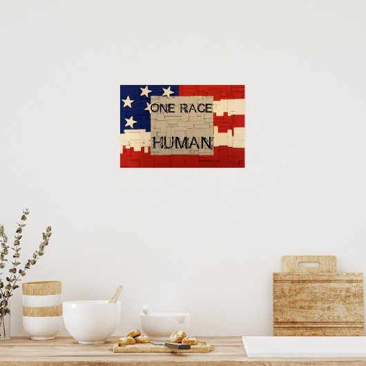 One Race Human Poster (Keuken)
