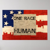 One Race Human Poster (Voorkant)