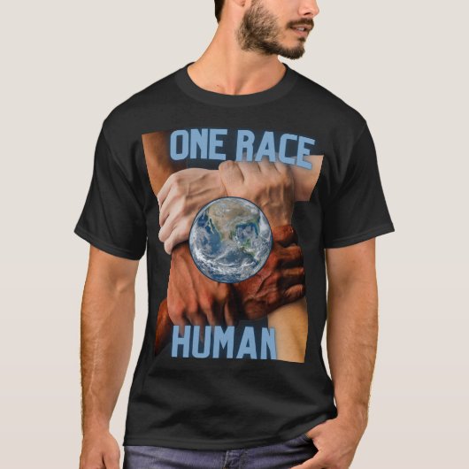 One Race Human T-Shirt (Voorkant)