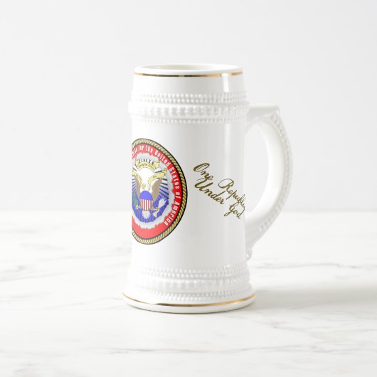 One-Republic-Under-God Seal Beer Stein Bierpul (Voorkant rechts)