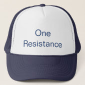 One Resistance Trucker Pet (Voorkant)